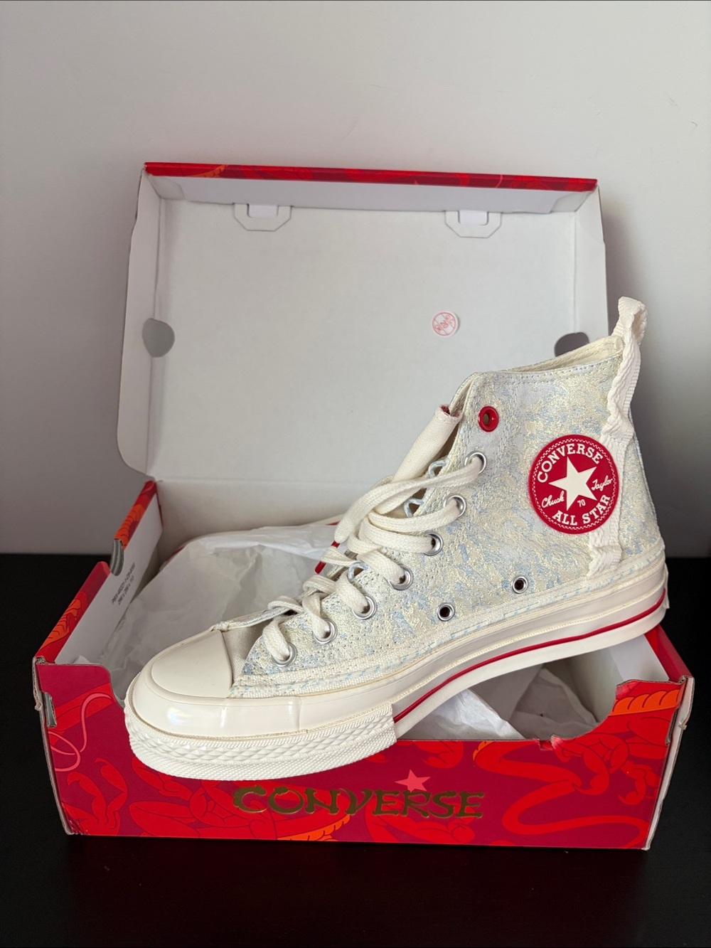 Limited-edition Converse Chuck 70 Double Lace High 'Year of the Dragon' Jan 2024